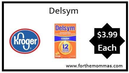 Delsym Logo - Kroger: Delsym ONLY $7.99 (Reg $11.99)
