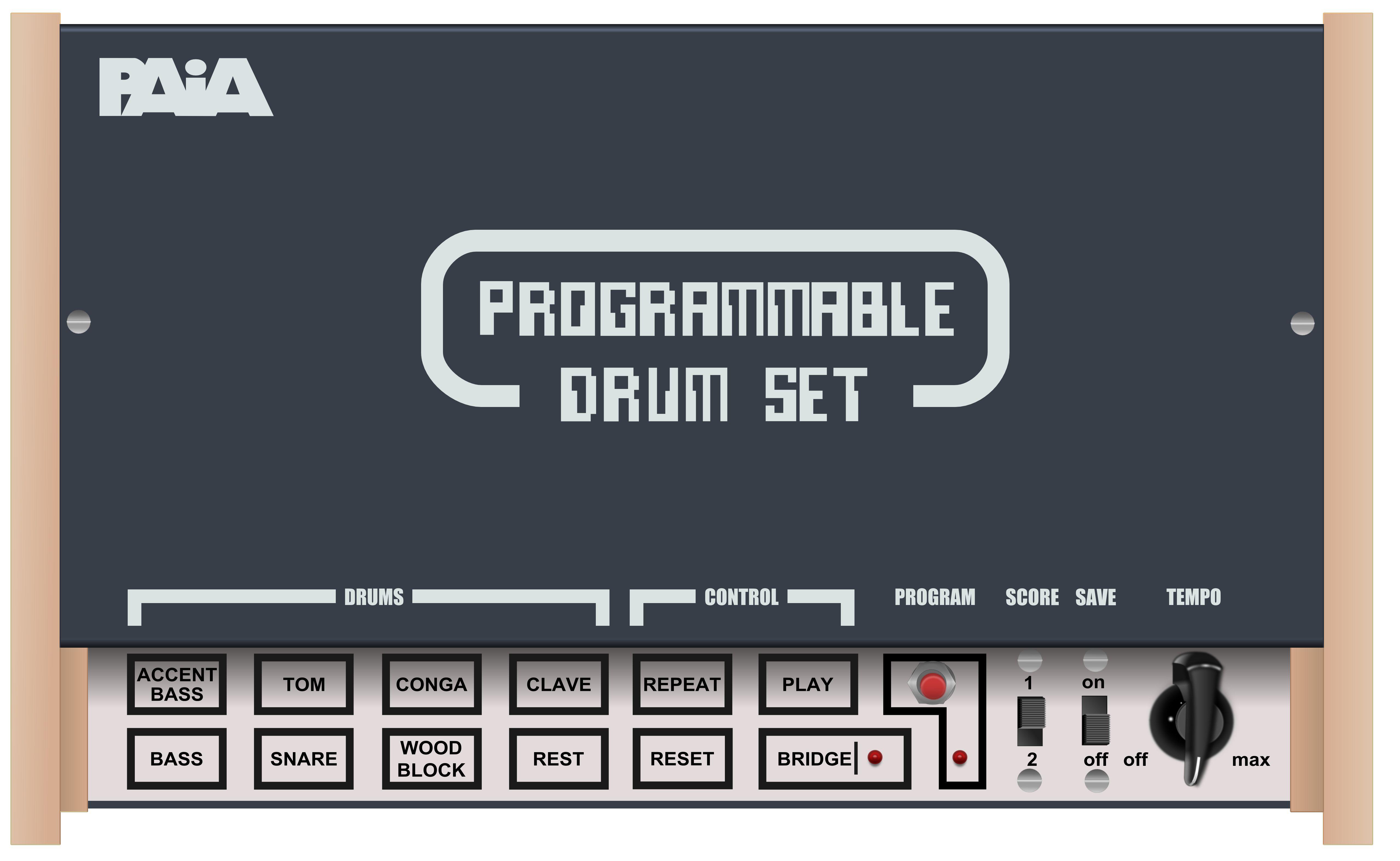 Paia Logo - PAiA Programmable Drum Set