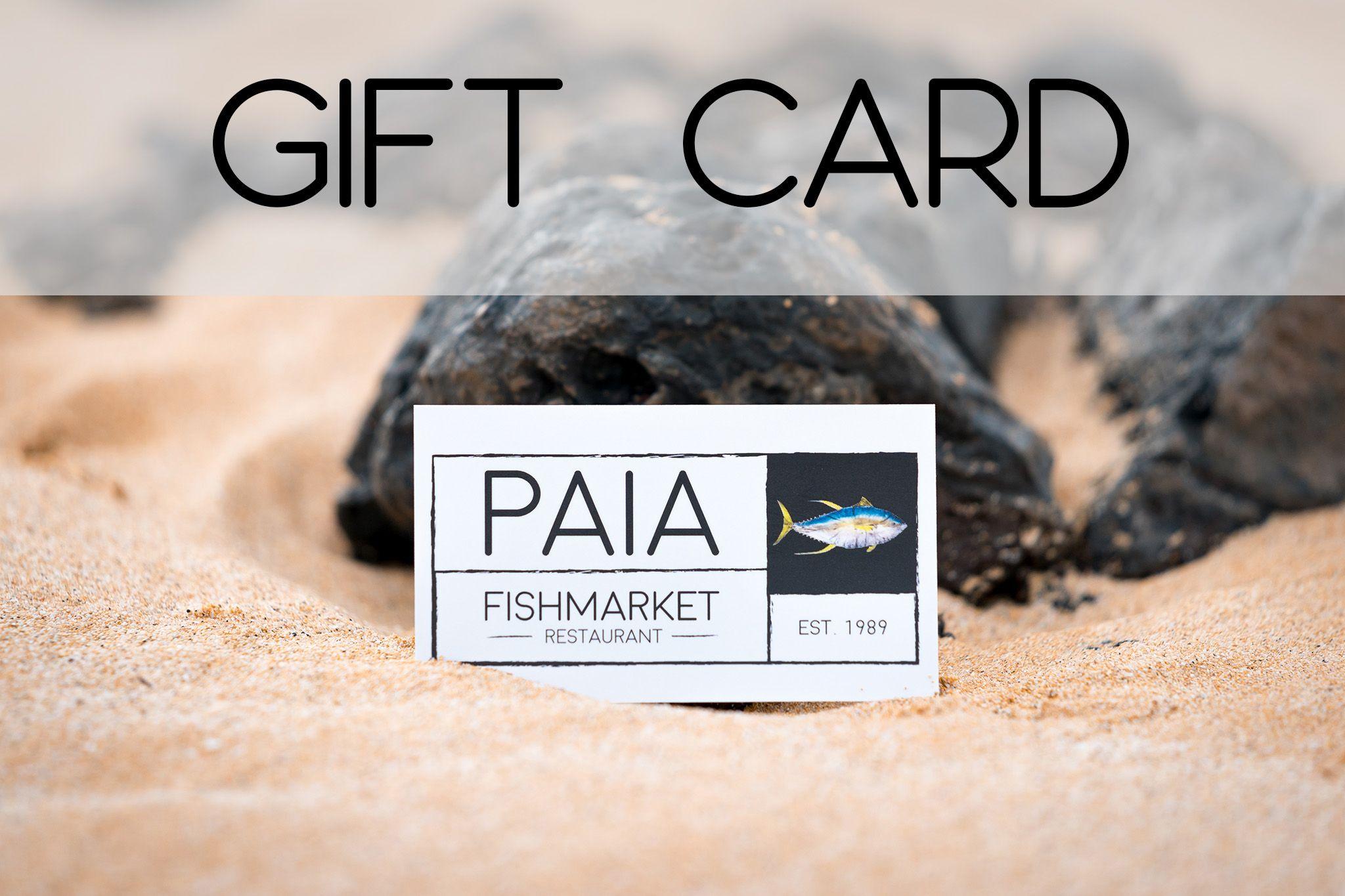 Paia Logo - Gift Card