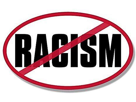 Racism Logo - GHaynes Distributing Oval No RACISM Sticker Decal anti