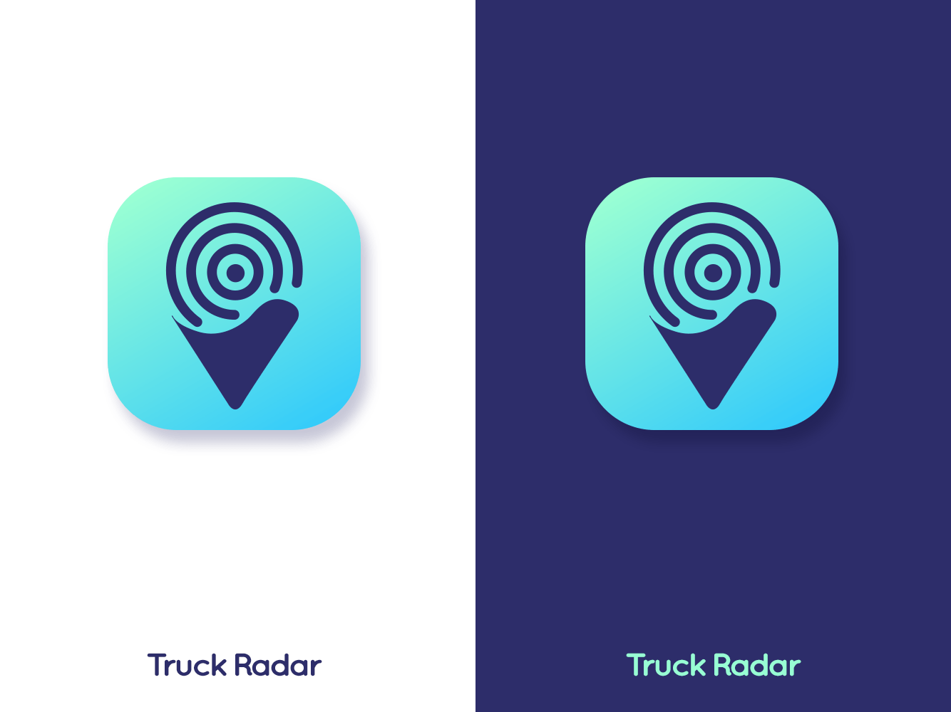 Radar Logo - Truck Radar - Logo Design by Ashok Muthusamy on Dribbble