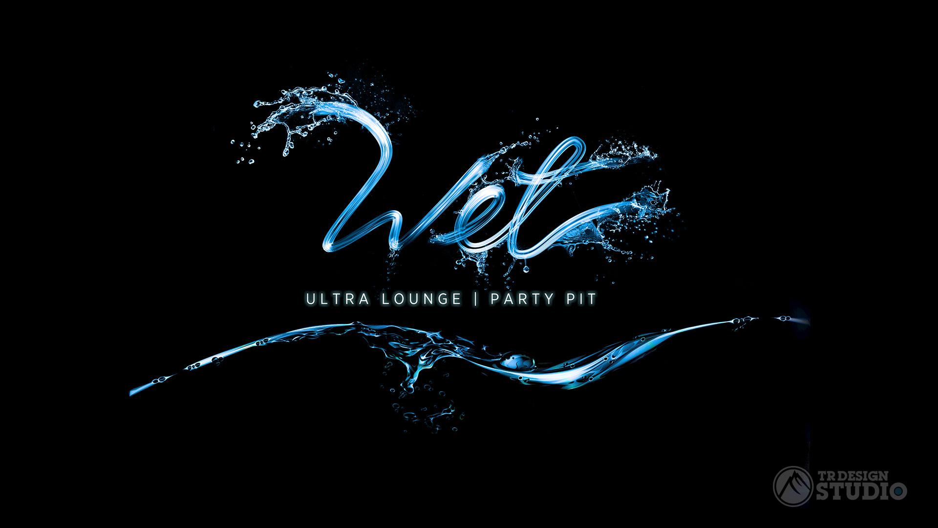 Wet Logo - WET Ultra Lounge Logo - TR Design Studio