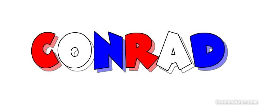 Conrad Logo - United States of America Logo. Free Logo Design Tool from Flaming Text