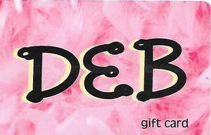 Deb Logo - Gift Card: Logo on pink (Deb, United States of America) (Deb) Col:US ...