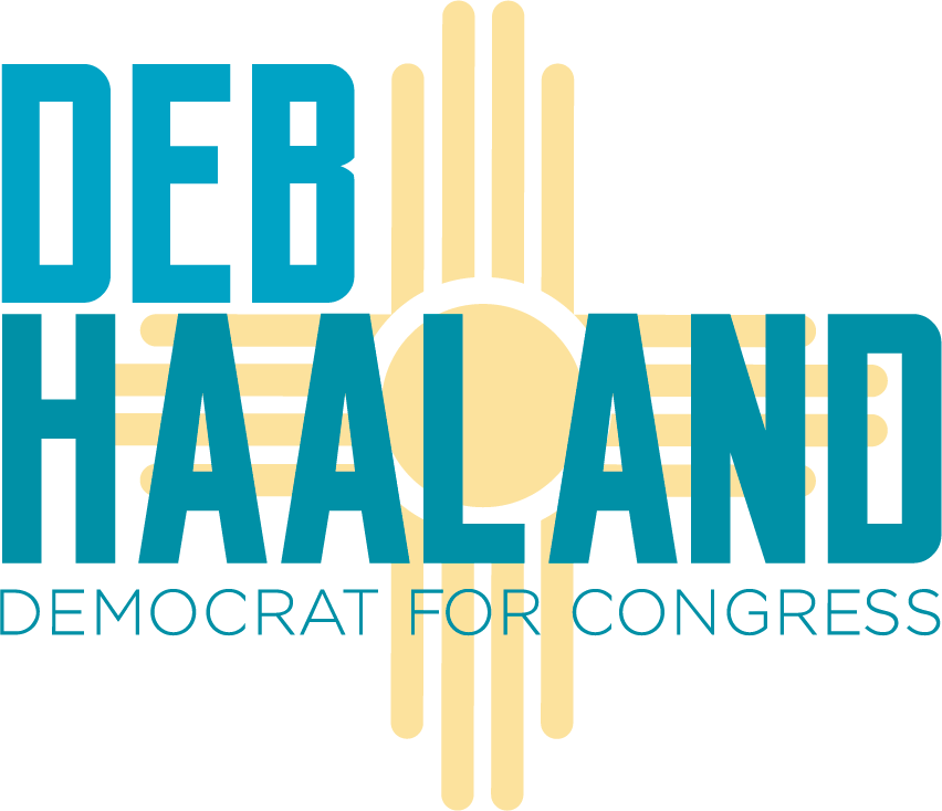 Deb Logo - Deb Haaland for Congress. For us.