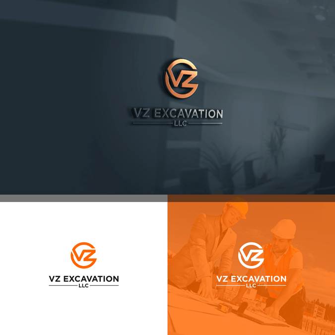 VZ Logo - vz excavation llc. Logo design contest