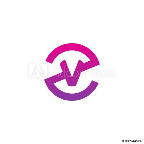VZ Logo - Initial letter zv, vz, v inside z, linked line circle shape logo ...