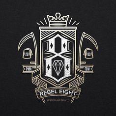 Rebel8 Logo - Best Mike Giant Rebel8 Image. Mike Giant, Flash Art