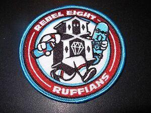 Rebel8 Logo - Details about REBEL 8 Ruffians Logo Emroidered Patch 3.5