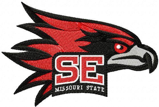 RedHawks Logo - Southeast Missouri State University Redhawks logo embroidery design