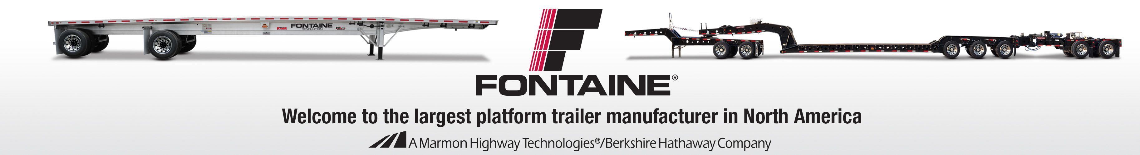 Trailers Logo - Fontaine Trailer, Flatbed Trailers, Flat bed trailers, Drops