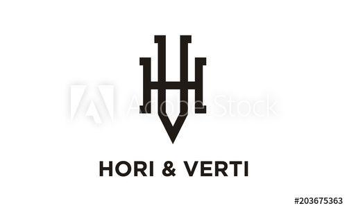 HV Logo - Initial HV logo design inspiration this stock vector