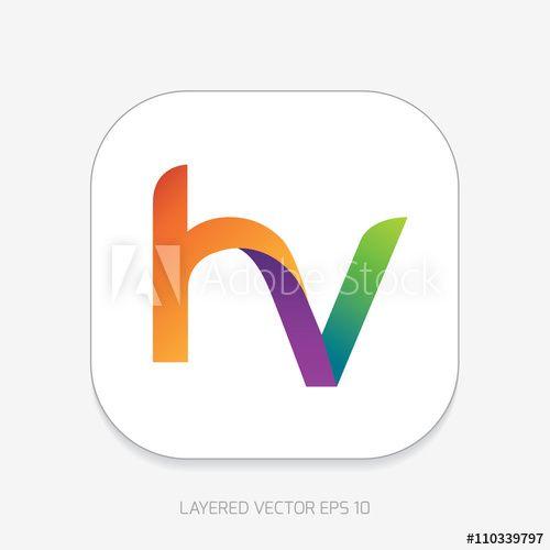 HV Logo - HV Logo this stock vector and explore similar vectors at Adobe