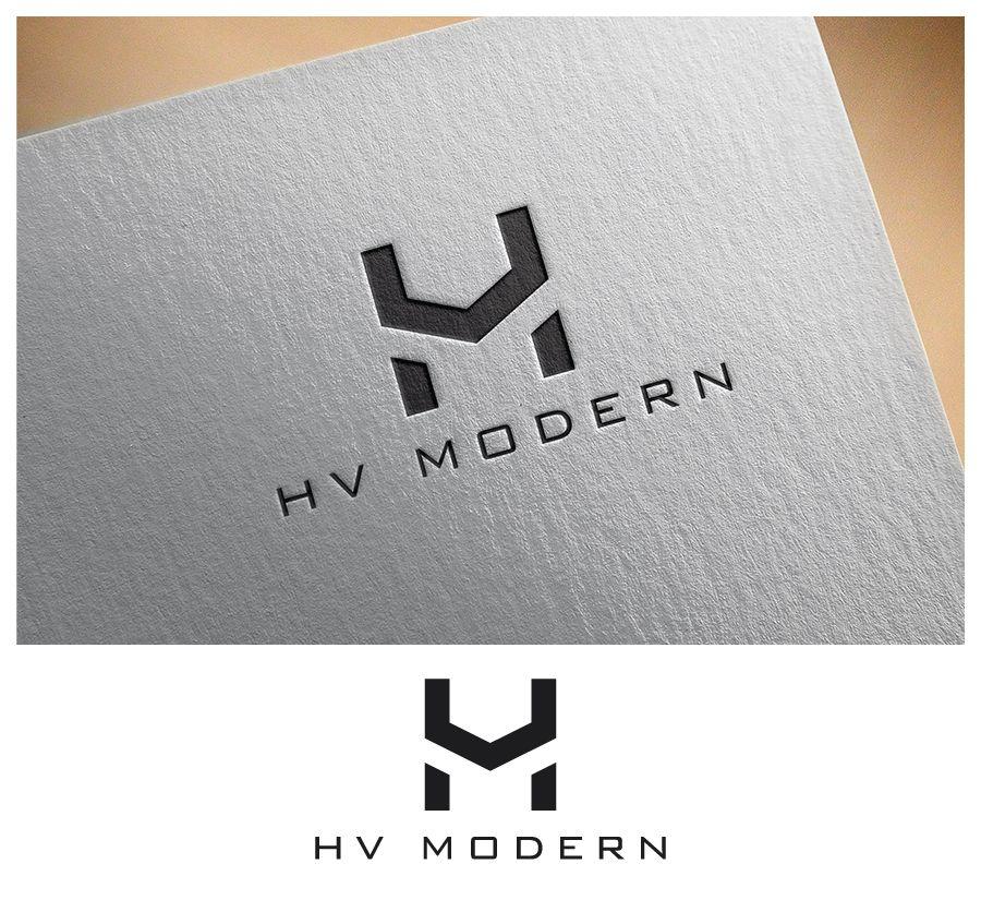 HV Logo - Bold, Serious, Home Builder Logo Design for HV Modern