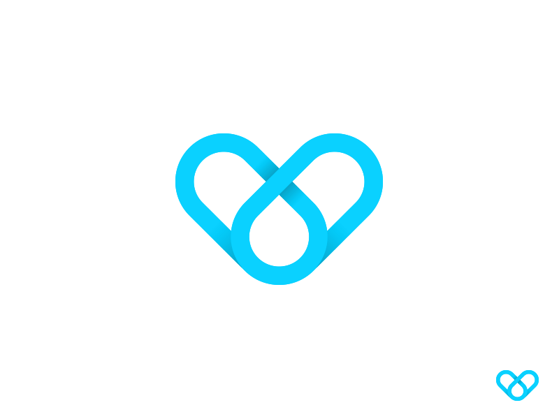 Link Logo - Heart link // logo by Benjamin Viethen on Dribbble