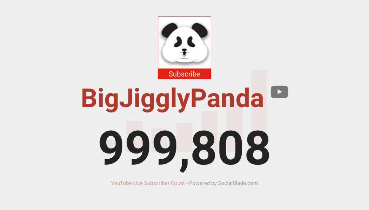 Bigjigglypanda Logo - Anthony'm in f*cking tears y'all. Hitting 1M subs