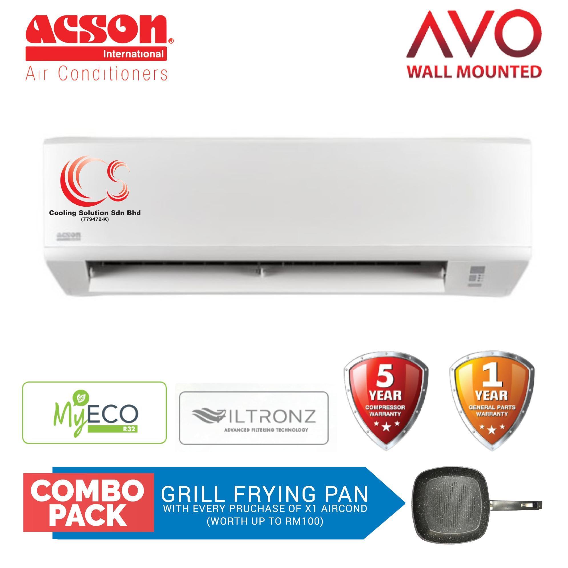 Acson Logo - Acson Non Inverter R32 1.0HP A3WM10N + My Eco + Advance Filtering Technology