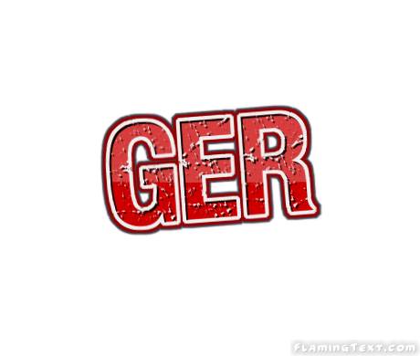 Ger Logo - Ger Logo | Free Name Design Tool from Flaming Text