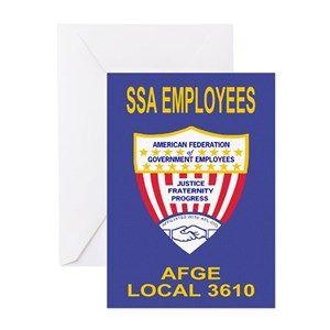 AFGE Logo - AFGE 3610 Greeting Cards (Pk of 10)
