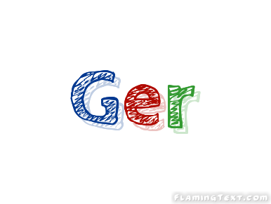 Ger Logo - Ger Logo. Free Name Design Tool from Flaming Text