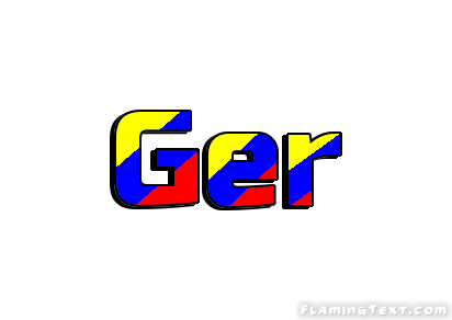 Ger Logo - Ecuador Logo. Free Logo Design Tool from Flaming Text