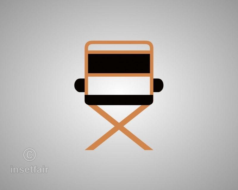 Director Logo - Director chair symbol or logo vector file