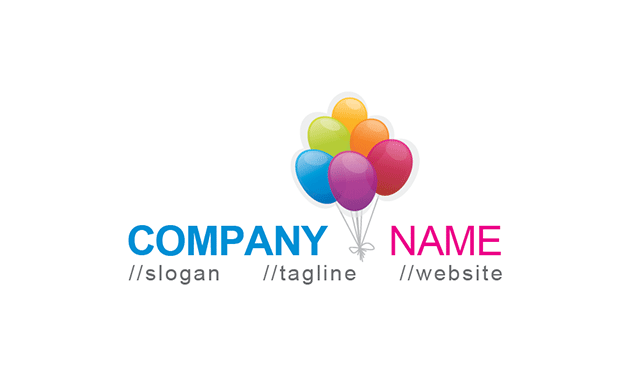 Balloons Logo - Free Colorful Balloons Logo Template » iGraphic Logo