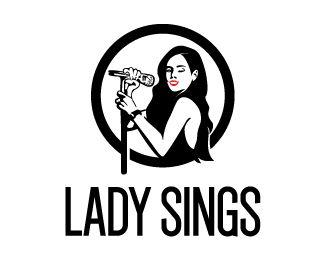 Singing Logo - LADY SINGS Designed by cools | BrandCrowd