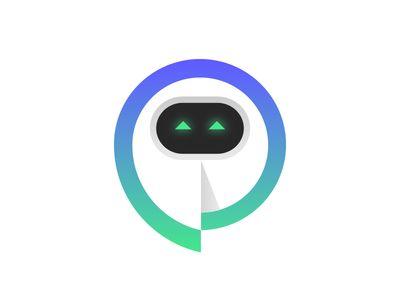 Chatbot Logo - Chatbot. Icon Design. Web design tips, Robot icon, Mobile design