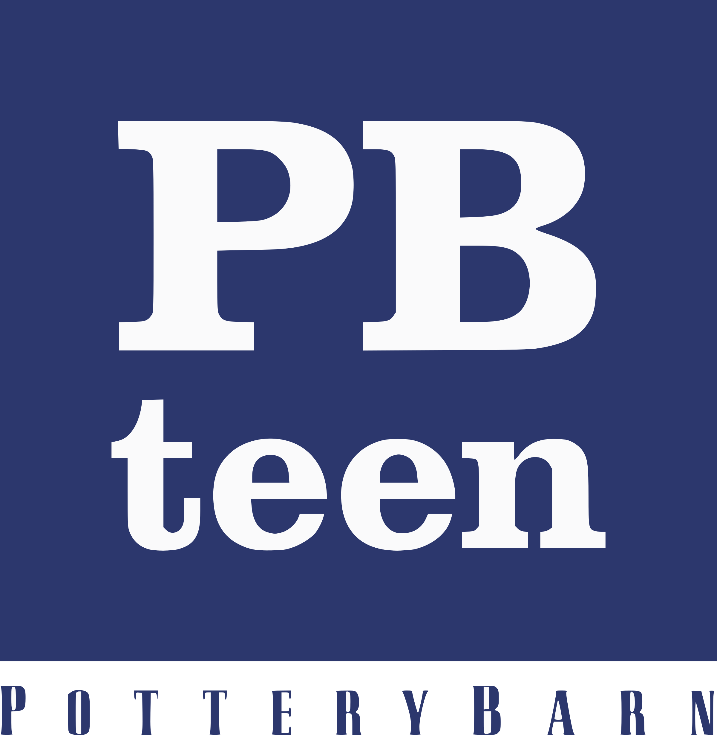 PBteen Logo - Pbteen Pottery Barn Logo PNG Transparent & SVG Vector