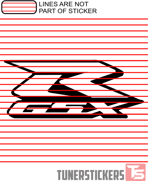 GSX Logo - Suzuki GSX R Outline Logo