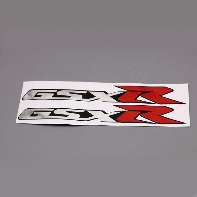 GSX Logo - US $4.54 9% OFF. RED Motorcycle GSXR Logo Emblem Stickers Decal For Suzuki Hayabusa GSXR1000 GSX R 600 750 1300 Tail Sides Sticker In Decals & Stickers