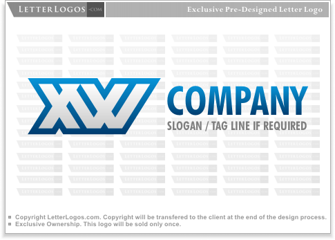 Xw Logo - LetterLogos.com - Letter XW Logo ( x-logo-4 )