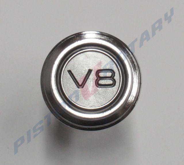 Xw Logo - V8 Round Dash Badge Chrome for Ford Falcon XY XW XA GS GT 351 V8