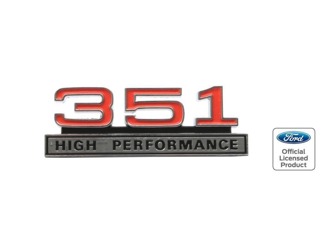 Xw Logo - Ford Badge 351 High Performance Fender / Boot XW GT | B2036