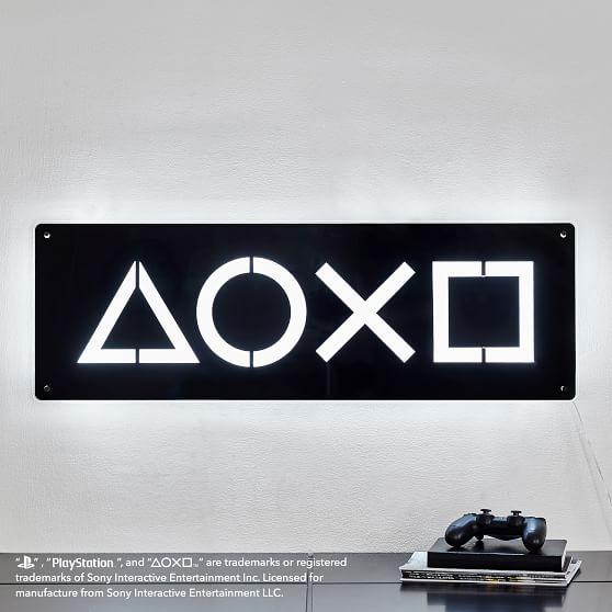 PBteen Logo - Icon Wall Light inspired by PlayStation® | Pottery Barn Teen