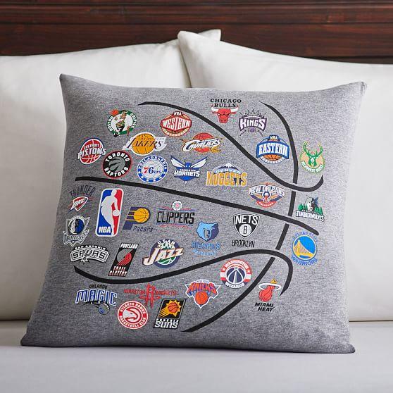 PBteen Logo - NBA Licensed Logo Boys Pillow | Pottery Barn Teen