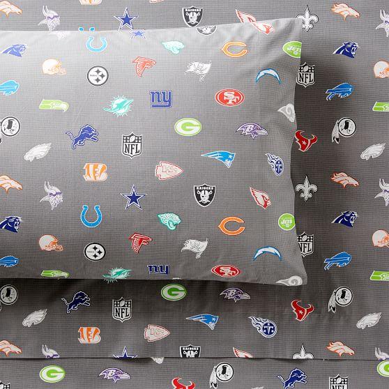 PBteen Logo - NFL Bright Logo Sheet Set