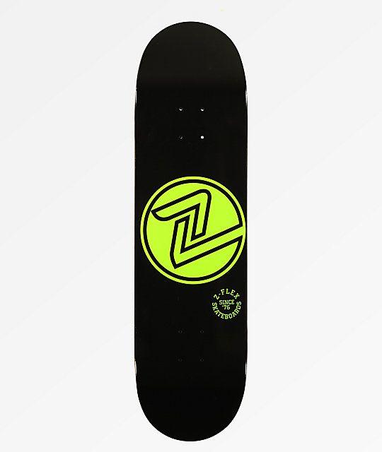 Z-Flex Logo - Z Flex OG Circle Green 8.5 Skateboard Deck