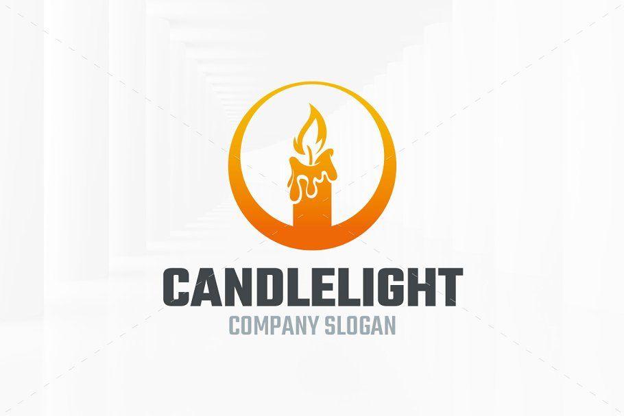 Candlelight Logo - Candle Light Logo Template ~ Logo Templates ~ Creative Market