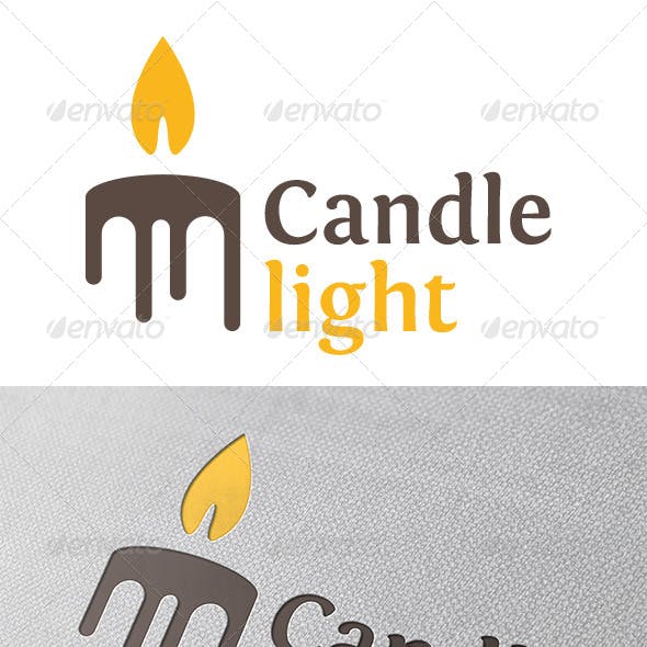 Candlelight Logo - Effulgence Logo Templates from GraphicRiver