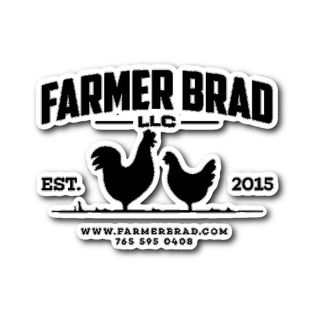 Brad Logo - Farmer Brad Logo Sticker