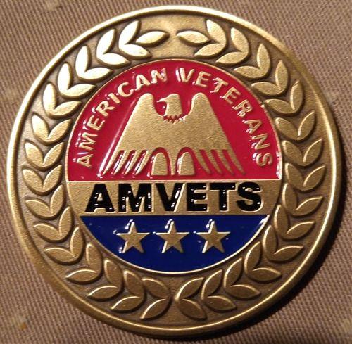 Amvets Logo - AMVET Challenge Coin