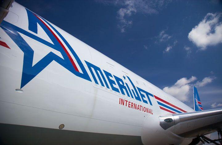 Amerijet Logo - Amerijet is preferred cargo carrier to the Caribbean, Latin America