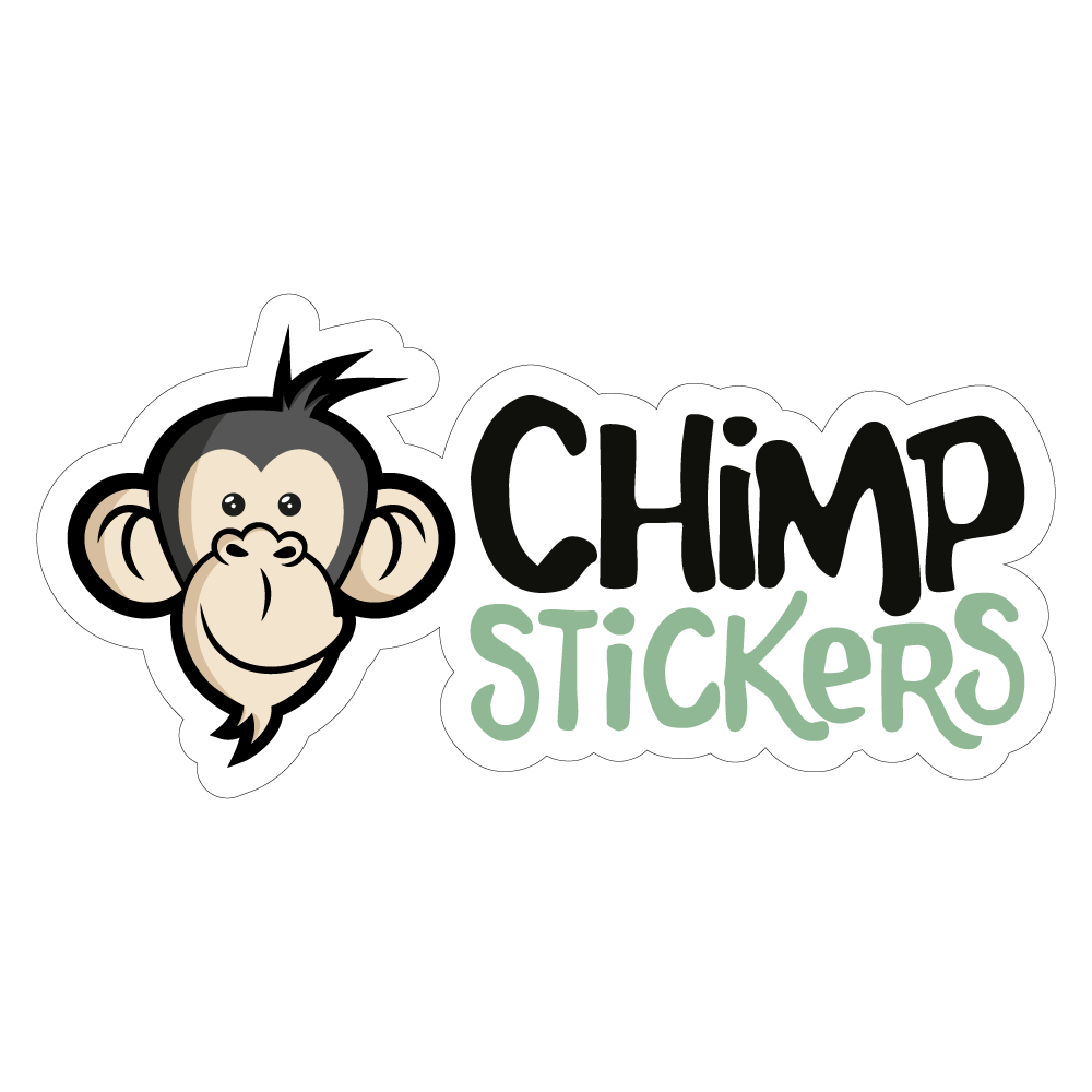 Chimp Logo - Logo Chimp Stickers