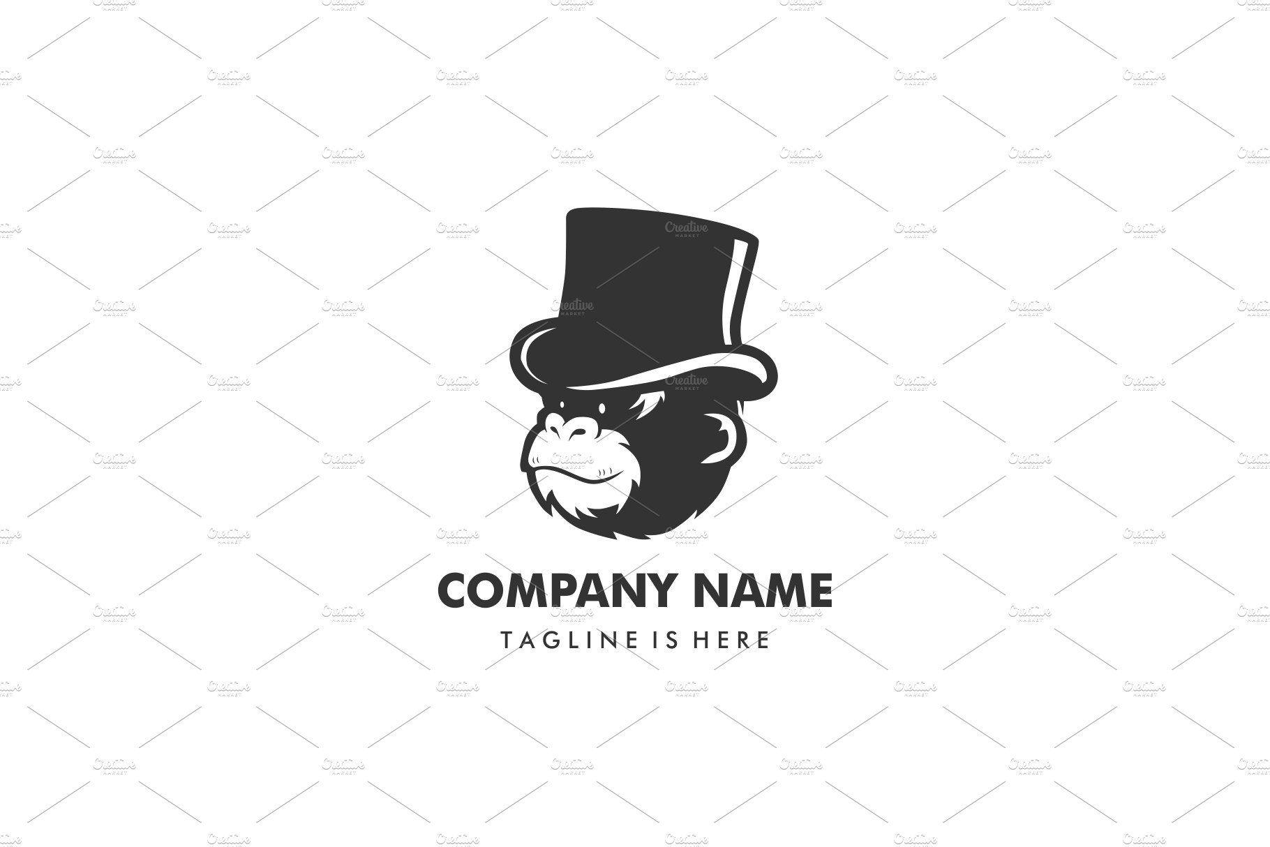 Chimp Logo - bucket hat monkey chimp logo