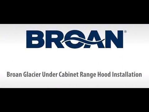 Broan Logo - BCDJ1. Under Cabinet Range Hood With LED Light