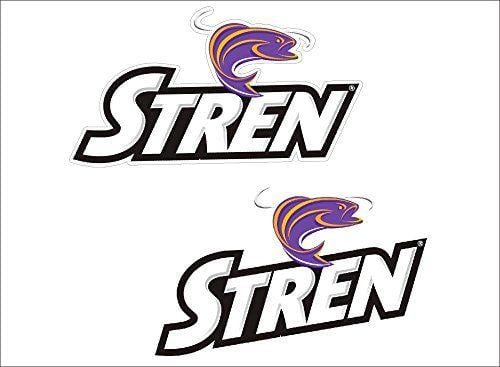 Stren Logo - STREN Fishing Logos / PAIR / 6 Vinyl Vehicle Watercraft Graphic Decal Sticker Set