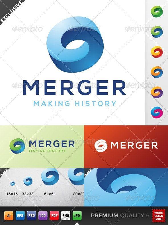 Merger Logo - Merger Logo by webdesignlabel | GraphicRiver