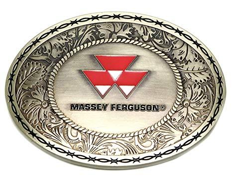 Red Oval Logo - Massey Ferguson Oval Logo Belt Buckle: Amazon.co.uk: Clothing